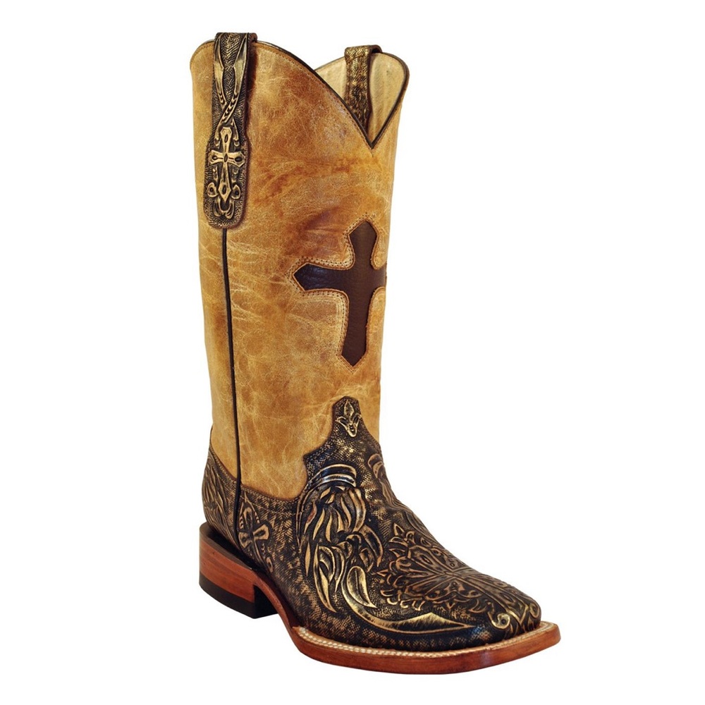 Ferrini- Women's Embossed Cross Boot